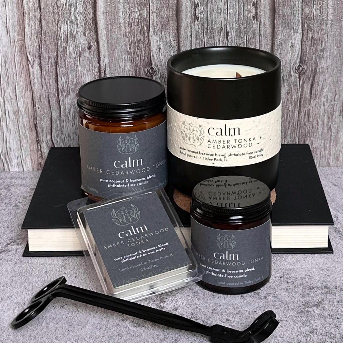 calm | coconut beeswax candle