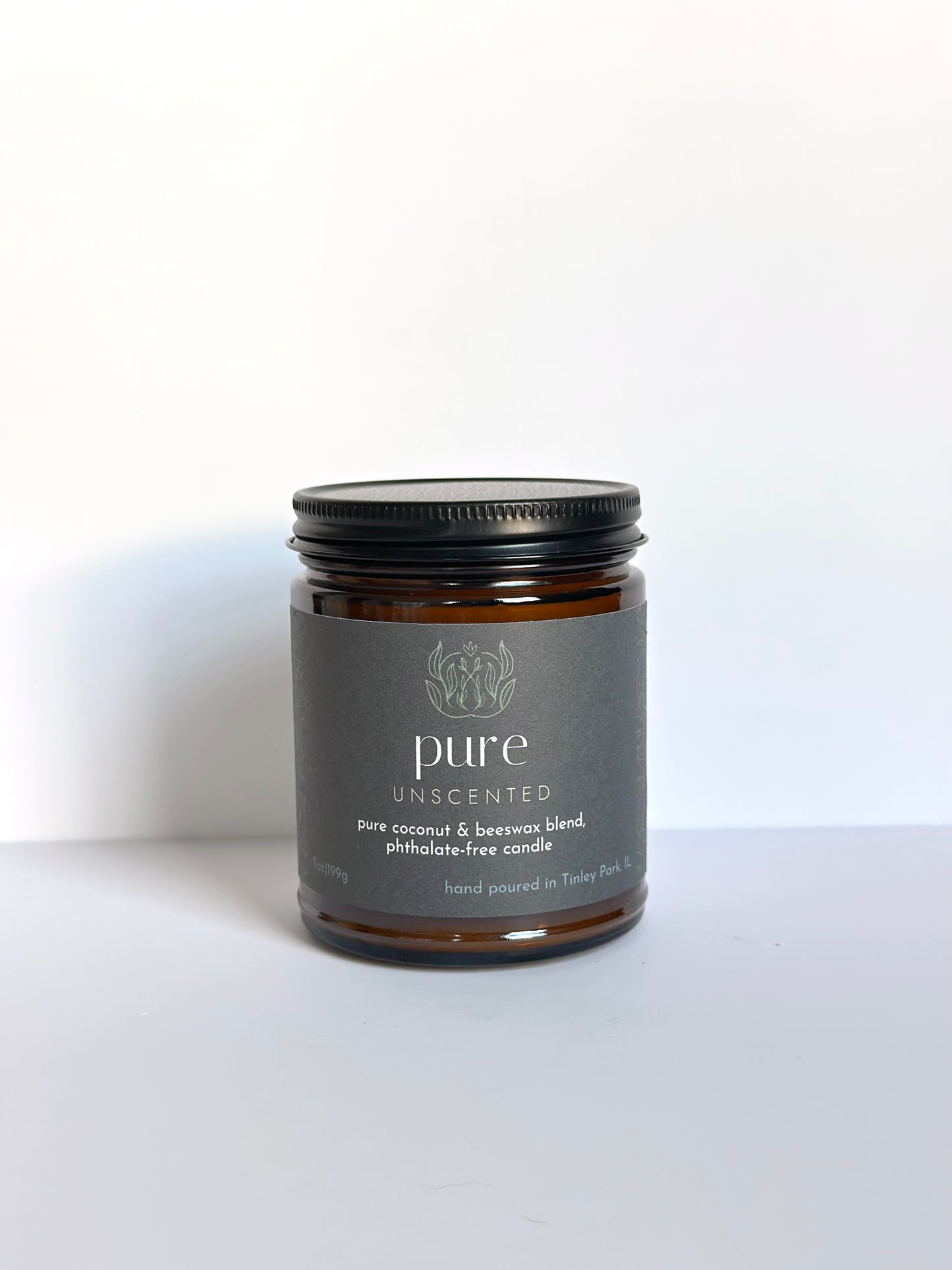 pure | coconut beeswax candle