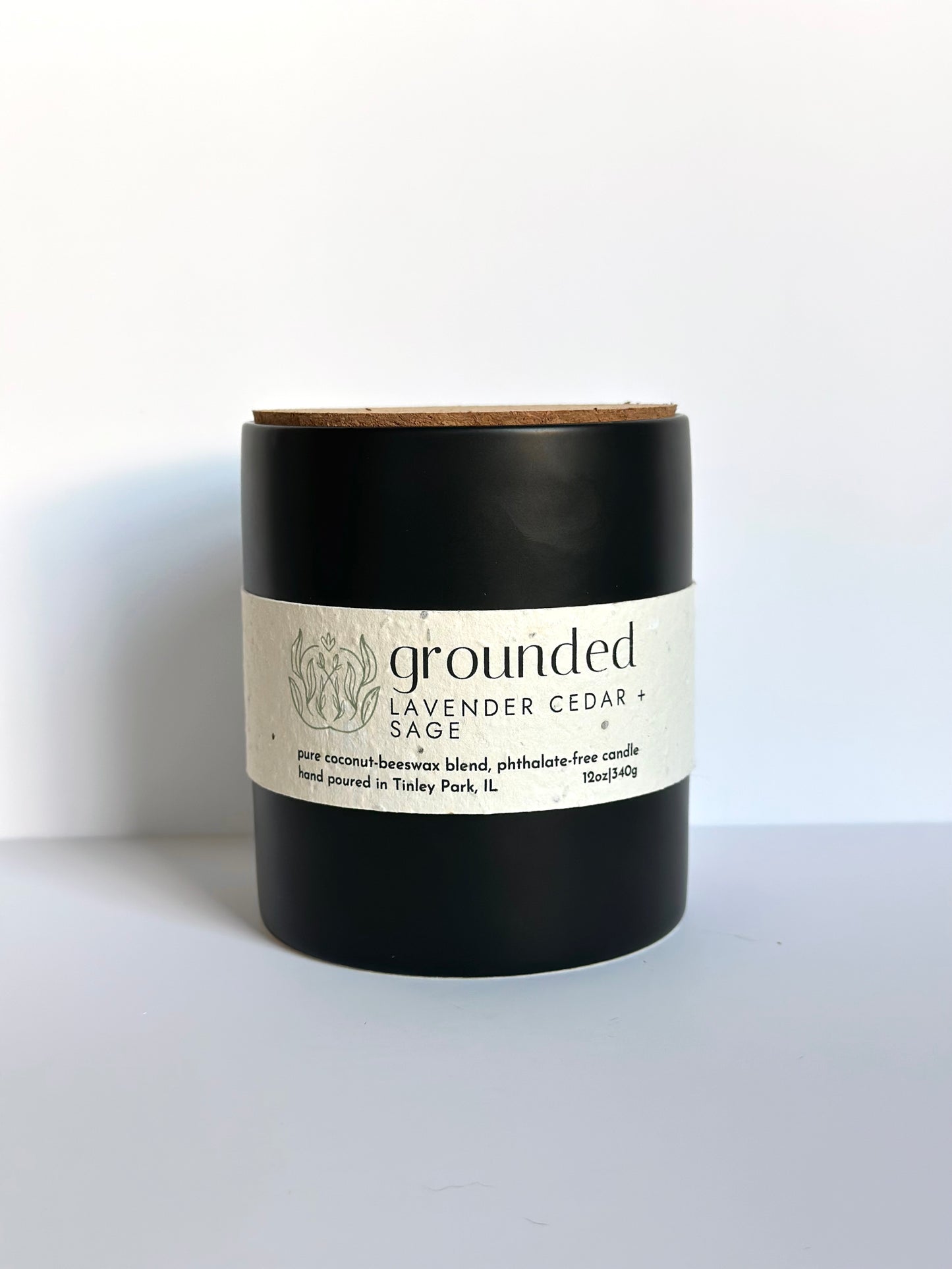 grounded | coconut beeswax candle