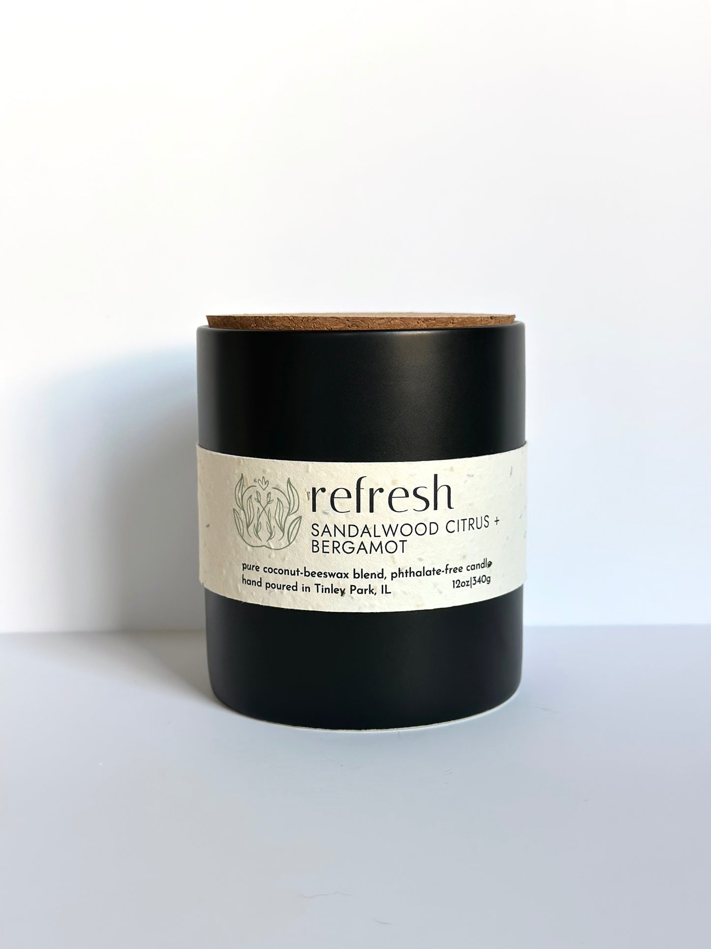 refresh | coconut beeswax candle