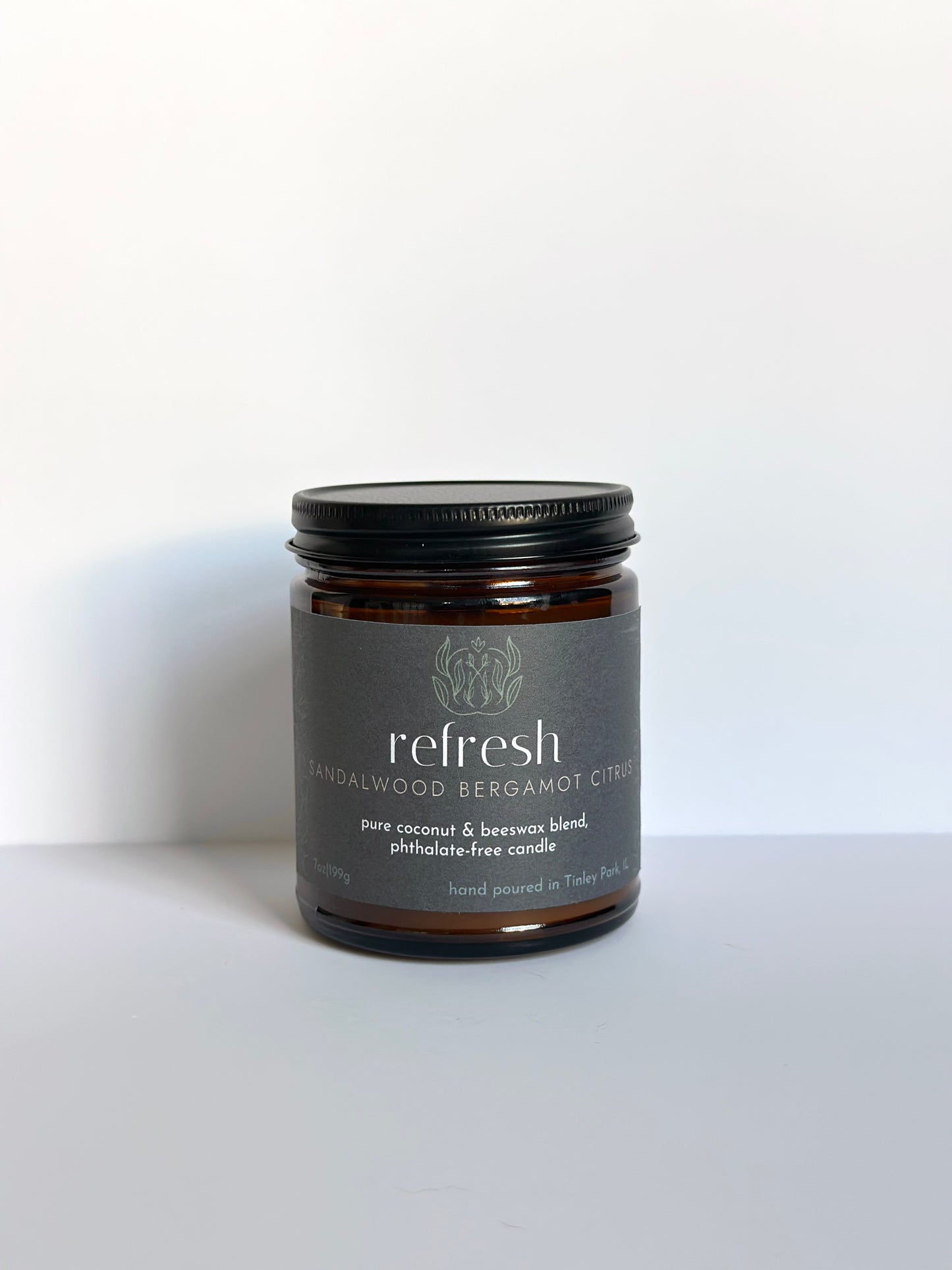 refresh | coconut beeswax candle