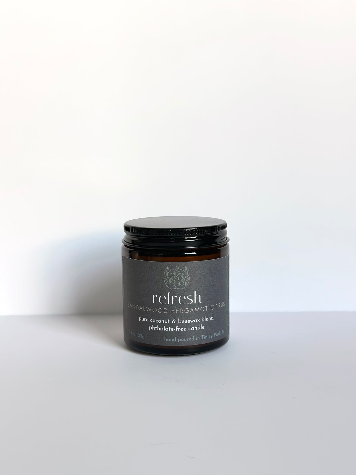 refresh | coconut beeswax candle
