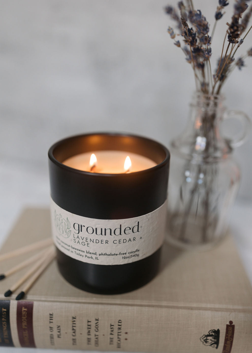 grounded | coconut beeswax candle