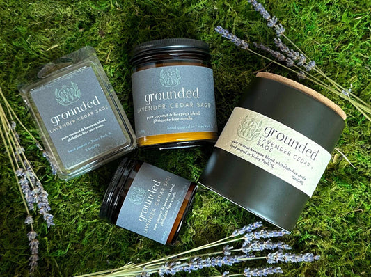 grounded | coconut beeswax candle
