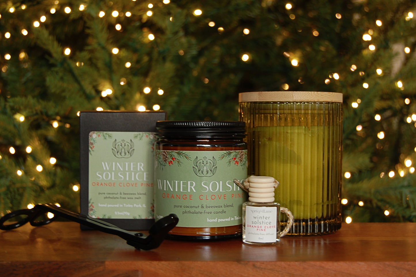 Winter Solstice | coconut beeswax candle
