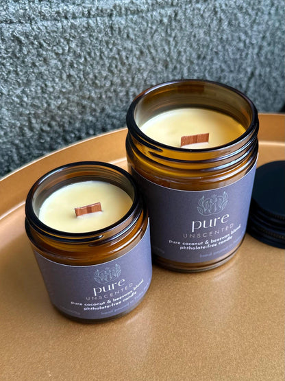 pure | coconut beeswax candle