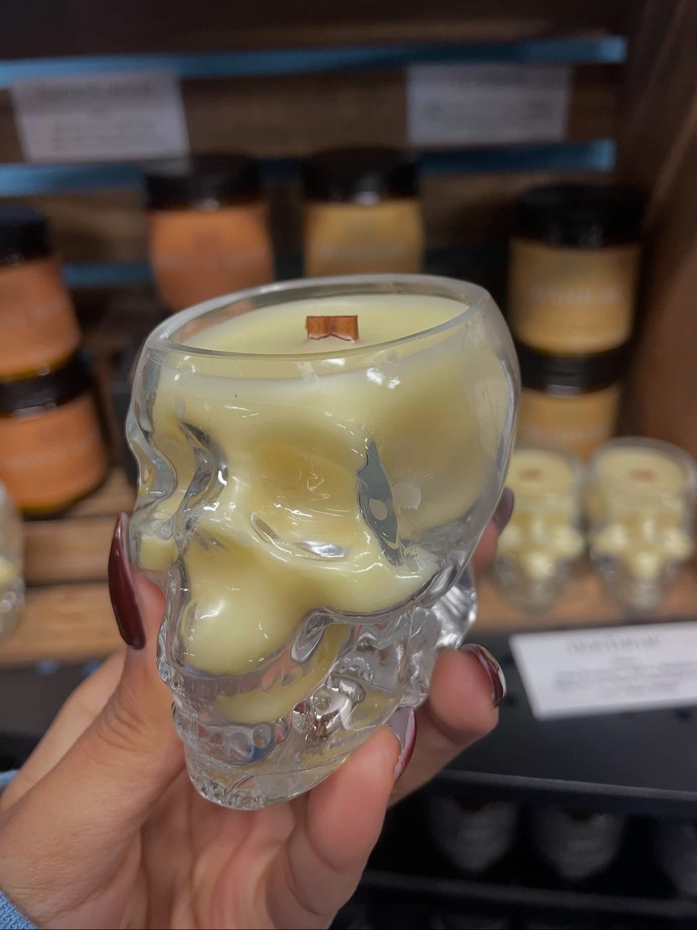 Nocturne Skull | coconut beeswax candle