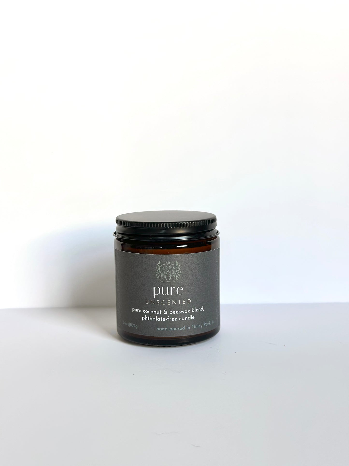 pure | coconut beeswax candle