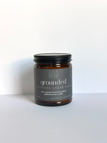 grounded | coconut beeswax candle