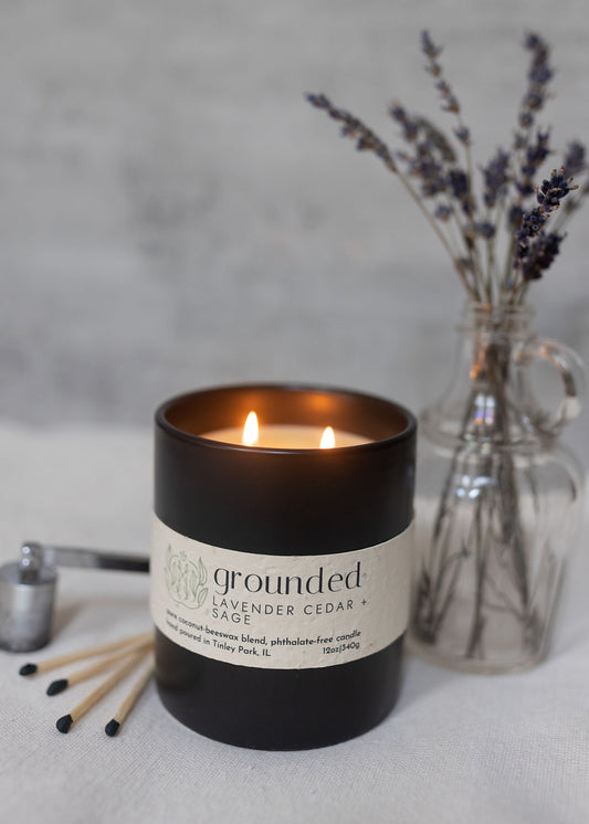 grounded | coconut beeswax candle