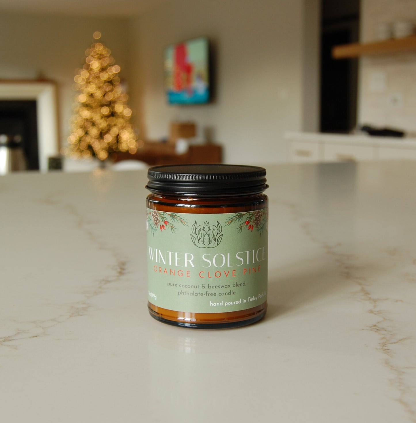 Winter Solstice | coconut beeswax candle